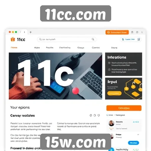 Análise da interface do usuário no 11cc.com