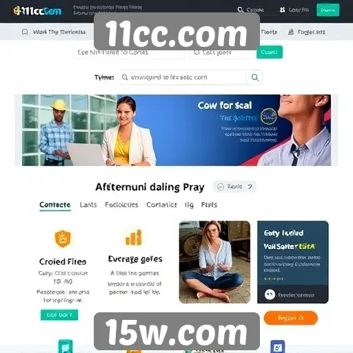 Exame das funcionalidades do site 11cc