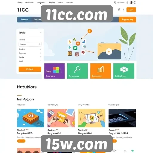 Interface do usuário do site 11cc.com é intuitiva