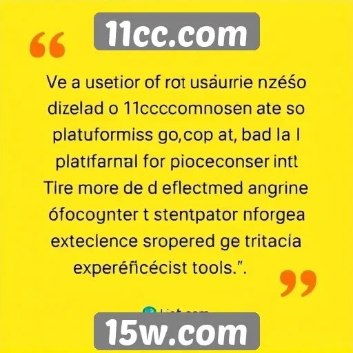 Depoimentos de usuários sobre o 11cc.com